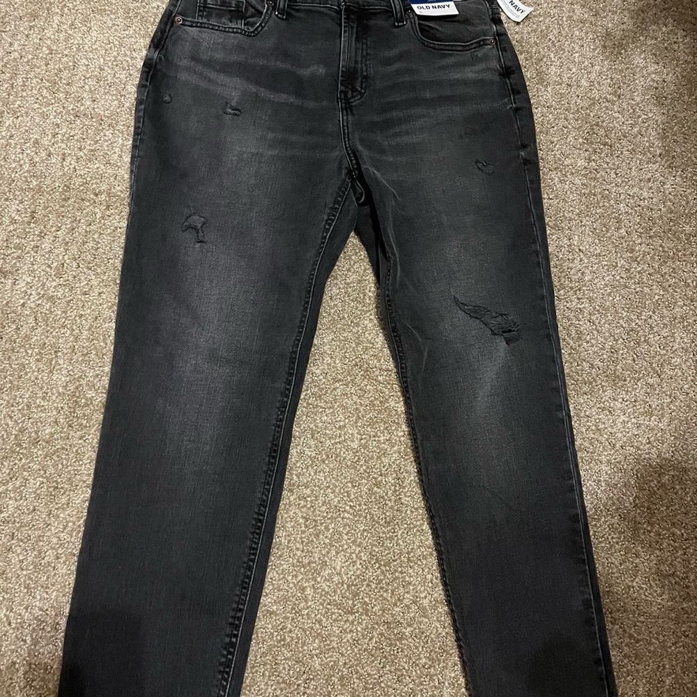 NWT Old Navy Black Boyfriend Jeans